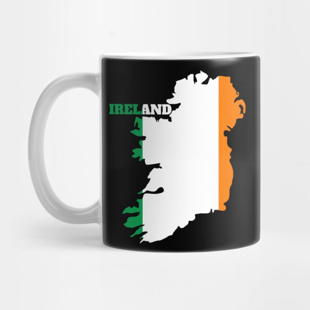 Ireland Flag Map by maro_00